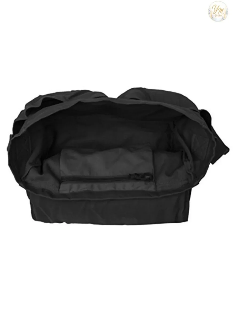 Vintage Canvas Messenger Bag - Heavyweight Cotton Shoulder Bag with Pockets,